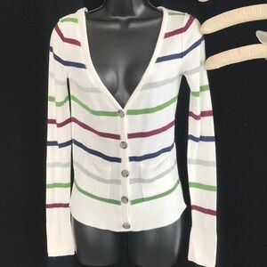 *4/$20* Aeropostale Multi color Stripe Cardigan